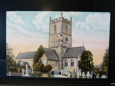 POSTCARD: Charlton Kings' Church Gloucs ; Posted 1907 A/f(#66.382) • £1