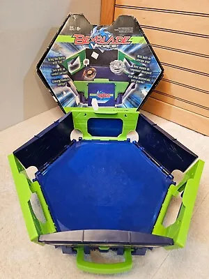 BEYBLADE V-FORCE MOBILE BEYSTADIUM BBA Travel Stadium 2003 Arena Storage Hasbro • $49