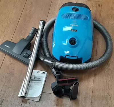 Miele Classic C1 Junior Powerline Blue Cylinder Vacuum Cleaner • £53