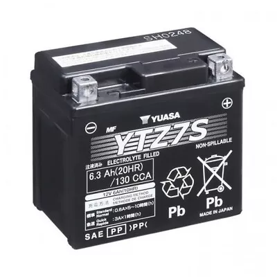 Battery Yuasa YTZ7S-12V High Performance MF VRLA - Factory Activated Sealed - YT • £79.16