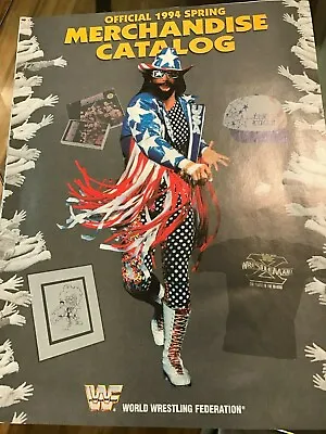 1994 WWF Catalog Shirt Poster Sunglasses BRET HIT MAN HART UNDERTAKER MACHO MAN • $7.99