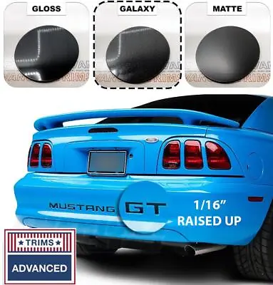Galaxy Black Bumper Raised Letters Compatible With 1994-1998 Mustang GT Models • $18.99