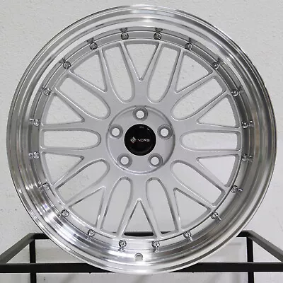 4-New 19  Vors VR8 Wheels 19x8.5/19x9.5 5x120 35/35 Silver Staggered Rims 73.1 • $1129