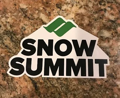 Snow Summit Ski Sticker - Skiing Snowboarding California Mountain Sports Burton • $3.99