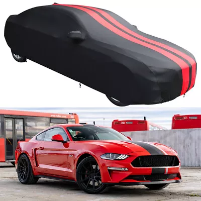 For Ford Mustang 2000-2021 Satin Stretch Indoor Car Cover Dust Scratch Protect • $151.99