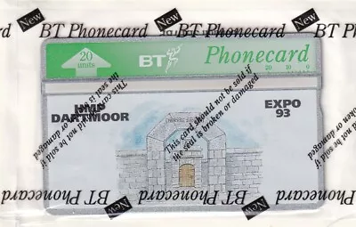 £4 • Buy Bt Hmp Dartmoor Prison Expo 93 Mint Sealed Phonecard