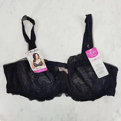 $65 • Buy [ PLAYTEX ] Womens Black Beautiful Lift And Lace Underwire Bra NEW  | Size 18D