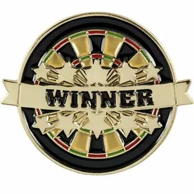 Darts Winner Pin Badge Round • £3.99