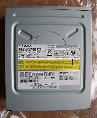 £8 • Buy Sony AW-G170A IDE DVD-RW Disk Drive - Silver