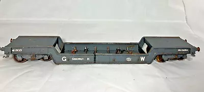 GW 20T Well Machinery Wagon Crocodile H No. 41933 With Chains O Gauge 7mm • £99.99