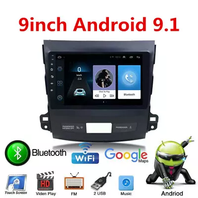 Android 9.1 Car Radio Multimidia For Mitsubishi Outlander Xl 2 06-12 Autoradio • $157.21