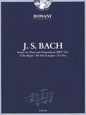 Sonata For Flute And Harpsichord In E-Flat Major BWV 1031 • $22.35