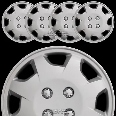 14  Set Of 4 Hubcaps Wheel Covers Snap On Full Hub Caps Fit R14 Tire & Steel Rim • $52.99