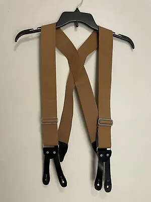 Welch Suspenders Logger Size 46” Button Palomino • $24.02