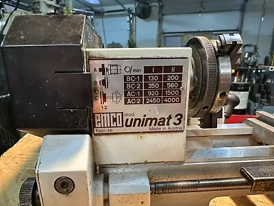 Emco Unimat 3 Lathe • $500