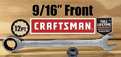 FREE SHIPPING New Craftsman 12pt Ratcheting Combination Wrench 9/16  42564 • $15.79