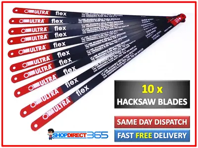 Pack Of 10 METAL HACKSAW BLADES 12  / 300mm 18TPI ULTRA Hardened Blade NEW 23-19 • £4.95