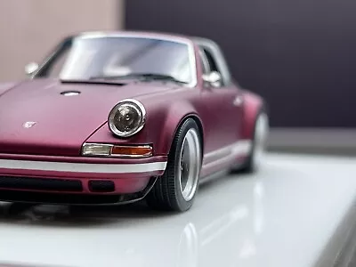 1:43 Make Up Eidolon Porsche 911 964 Singer Targa Matt Red Eidolon !!GD Special! • $359