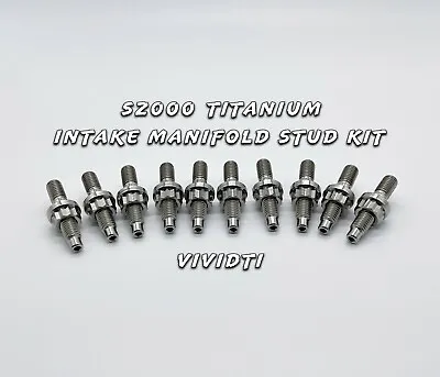 VividTi - Fits Honda S2000 F20/F22C TITANIUM INTAKE MANIFOLD STUD KIT! • $92