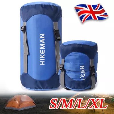 Waterproof Compression Stuff Sack Outdoor Camping Storage Bag Sleeping Bag Cover • £9.59