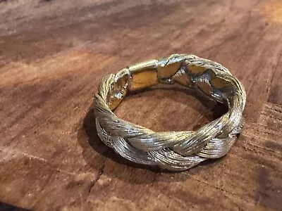 Handmade BRAIDED Mourning Hair Braid RING Band In 14K GF Size 5.5 - Letter D • $39