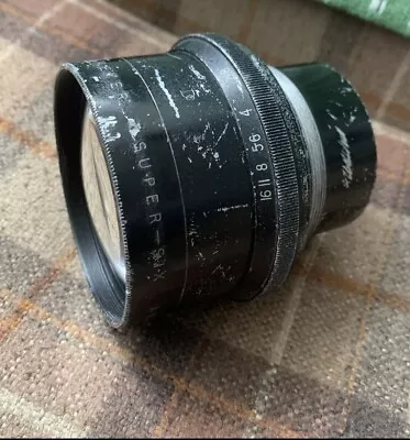 Vintage Dallmeyer Super-Six Anastigmat F/1.9 F = 5” Lens Relisted Due To NPB • £6495