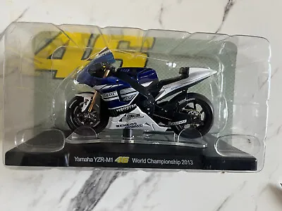 PANINI VALENTINO ROSSI YAMAHA YZR-M1 2013 CHAMPIONSHIP Model Bike MOTO GP • £17.99