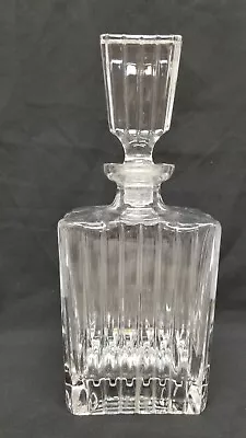 VTG Mikasa Park Lane Lead Crystal Decanter With Stopper • $65