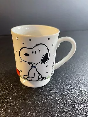 Vintage Snoopy Peanuts Pedestal Mug I Hate When It Snows On My French Toast 1958 • $14