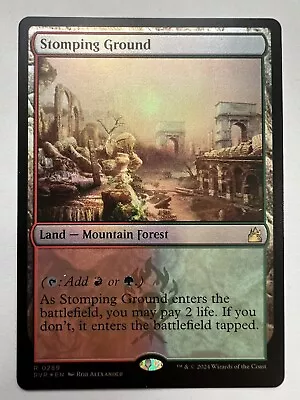 MTG Stomping Ground (Foil) Ravnica Remastered NM #2 • $6.50