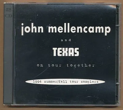 John Mellencamp & Texas Tour Sampler RARE Promo 2 CD Set '94 • $25