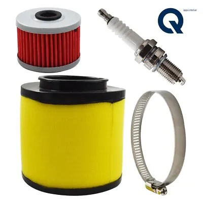 For 1988-2000 Honda FourTrax 300 TRX300 Air Oil Filter Spark Plug Tune Up Kit • $11.24