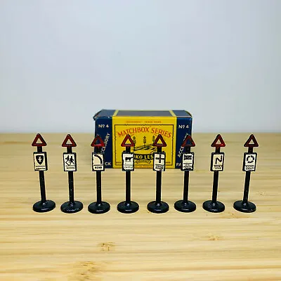 Matchbox Accessory Pack A-4 Road Signs • $129.86