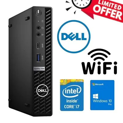 Dell Optiplex 7090 Micro PC Intel Core I7 10700T 32GB RAM 1TB SSD Wi-Fi WIN11PRO • $579.88