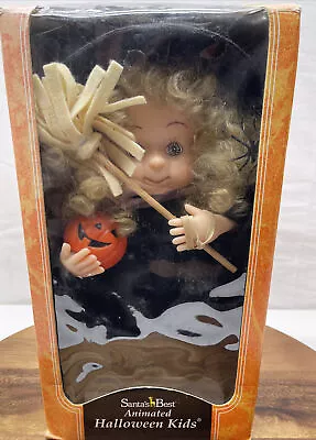 Vtg Santas Best Halloween Kids Animated Witch Doll Motionette 1994 (Works) • $20.99