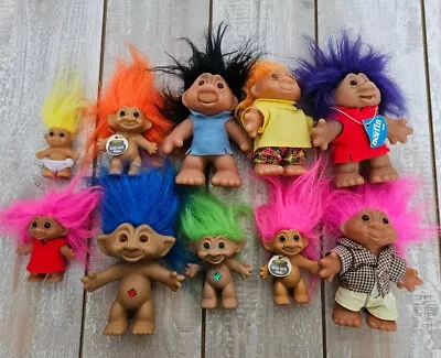 Vintage Lot Of Trolls DAM Hong Kong Assorted Lot 1980s Toy Dolls • $29.97