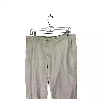 Patagonia Common Threads Mens Hemp Blend Khaki Pants Size 34 Beige Lightweight • $10.97