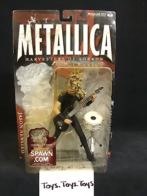 Metallica Harvester Of Sorrow Jason Newsted Figure McFarlane Toys 2001 Issue New • $64.99