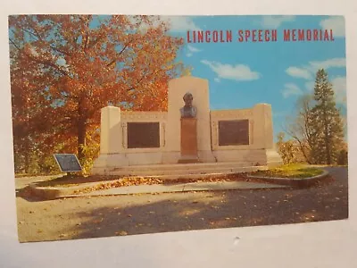 Vintage Postcard Gettysburg Pennsylvania Lincoln Speech Memorial Civil War • $3.93