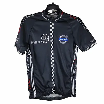 Verge Sz M Men's Race Cycling Jersey Colorado Town Of Vail Short Sleeve 3/4 Zip • $20.39