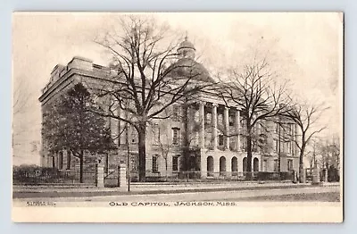 Postcard Mississippi JAckson MS Old Capitol Building 1910s Posted Divided Back • $3