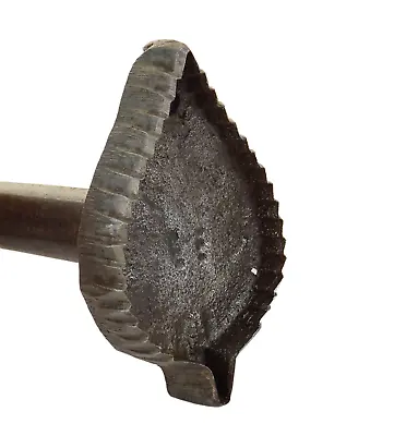 Millinery Old Tool Iron Leaf Fabric Leaf Punch-cutter Antique 430 Grams • £48.21