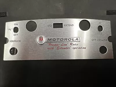 Motorola MOTRAC MOCOM-70 NOS Control Head Escutcheon Faceplate 2 Frequency PL • $40