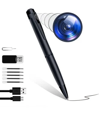 £29.95 • Buy Spy Pen,64 GB Mini Hidden Pen 1080p