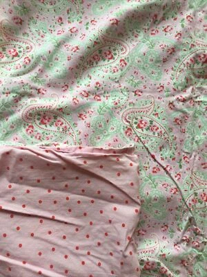 Cath Kidston Ikea Paisley Pink Duvet Large Single (two Very Small Fabric Tears) • £4.99