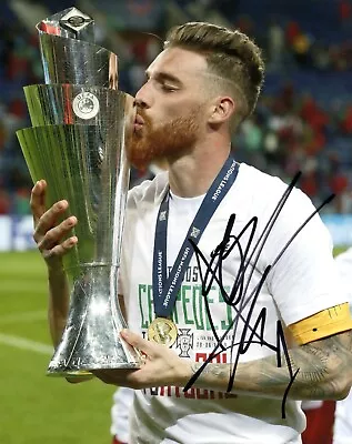 PORTUGAL & WOLVES: JOSE SA SIGNED 10x8 UEFA NATIONS LEAGUE TROPHY PHOTO+COA • $18.64