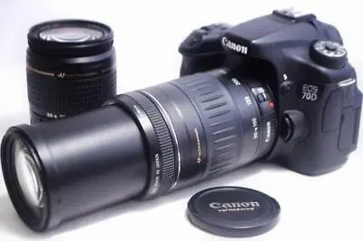 Good Condition Canon EOS 70D Lens Set [Operation Confirmed] • $1309.74