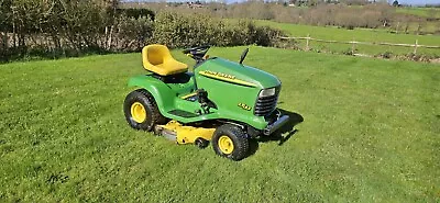 John Deere Lawn Tractor LT155 Ride On Mower 42  Mulching Deck 15hp Pertol Engine • £320