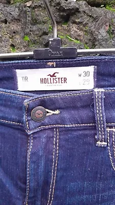 Women's HOLISTER Jeans Soft Skinny Lightweight High-Stretch Gorgeous - W 30 L 29 • £16