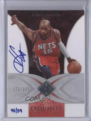 2009-10 Exquisite Collection Buy Backs /59 Vince Carter #25 Auto • $634.40